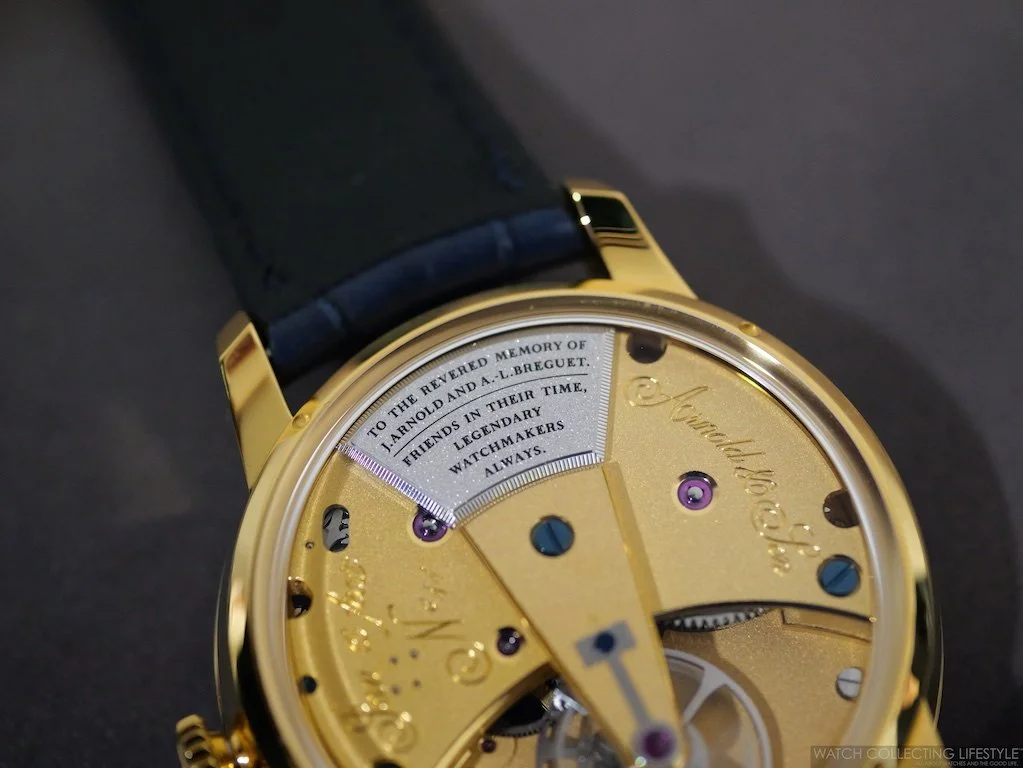 W&W 2025: Arnold & Son Constant Force Tourbillon 11 Yellow Gold